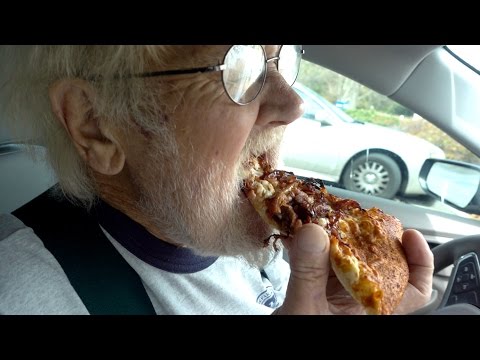 Angry Grandpa - The Little Caesars Smokehouse Pizza!