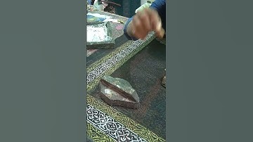 How an Block Print is Made #textileprinting #handblock #blockprinting #handmadeart #textile #block