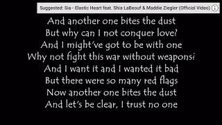 Sia- elastic heart lyrics -