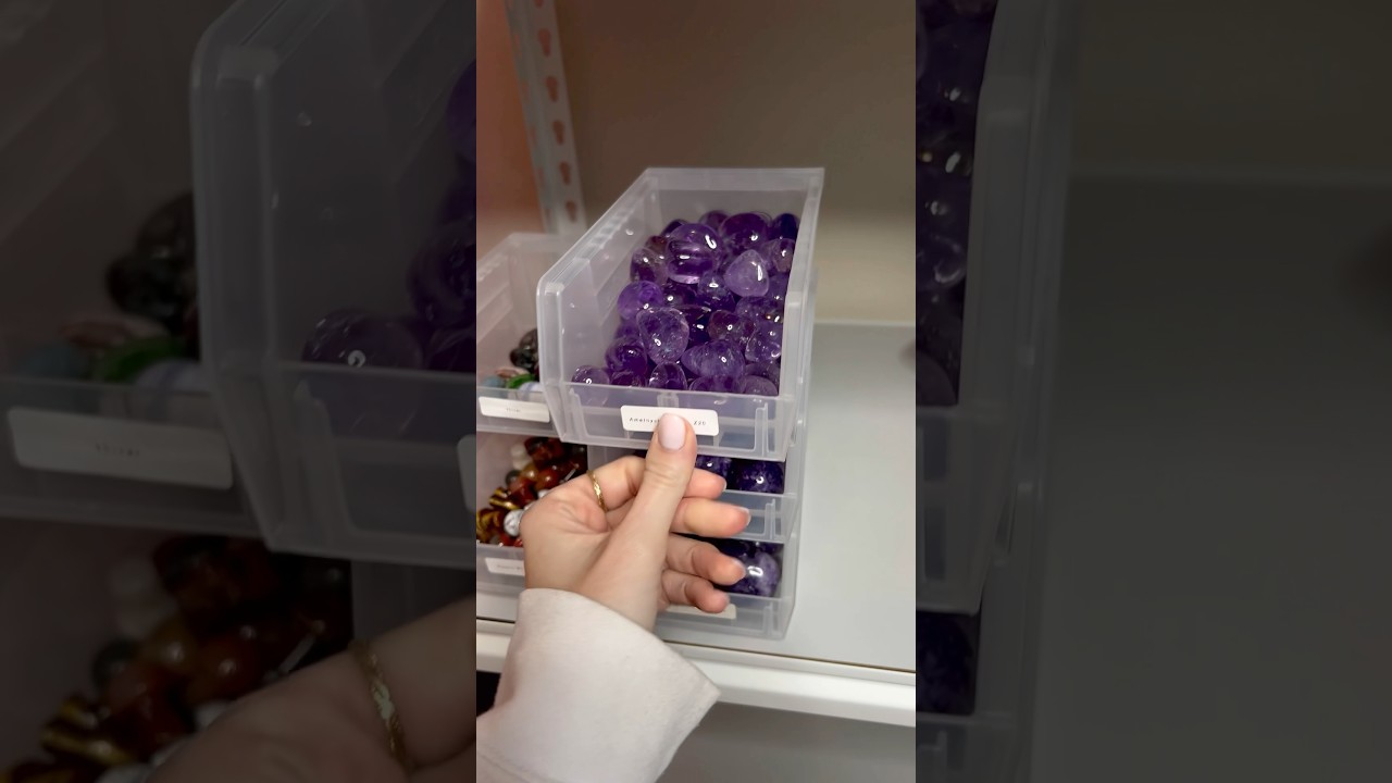 Restocking the shelves *ASMR* so satisfying!! 