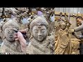 Nghệ thuật điêu khắc làm diện mặt tượng gỗ✅Đồ Gỗ Nguyễn Hồng | Tượng gỗ đẹp