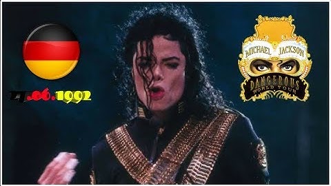 Michael Jackson -  Jam (Snippet) -  Dangerous World Tour Munich (Alemania) 1992 HD