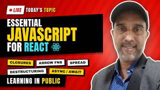 Learning in Public - JavaScript for ReactJS