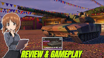 NEW Leopard 2 A-RC 3.0 MBT Gacha Spek Dewa Gilak 🔥 Review & Gameplay - MWT Tank Battles