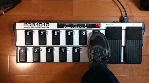 EurekaPROM-enabled FCB1010 Expression Pedal Calibration