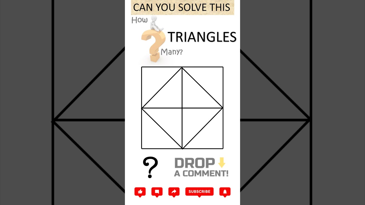 CAN YOU SOLVE - How Many Triangles | Analytical Reasoning Problems - ARE2 