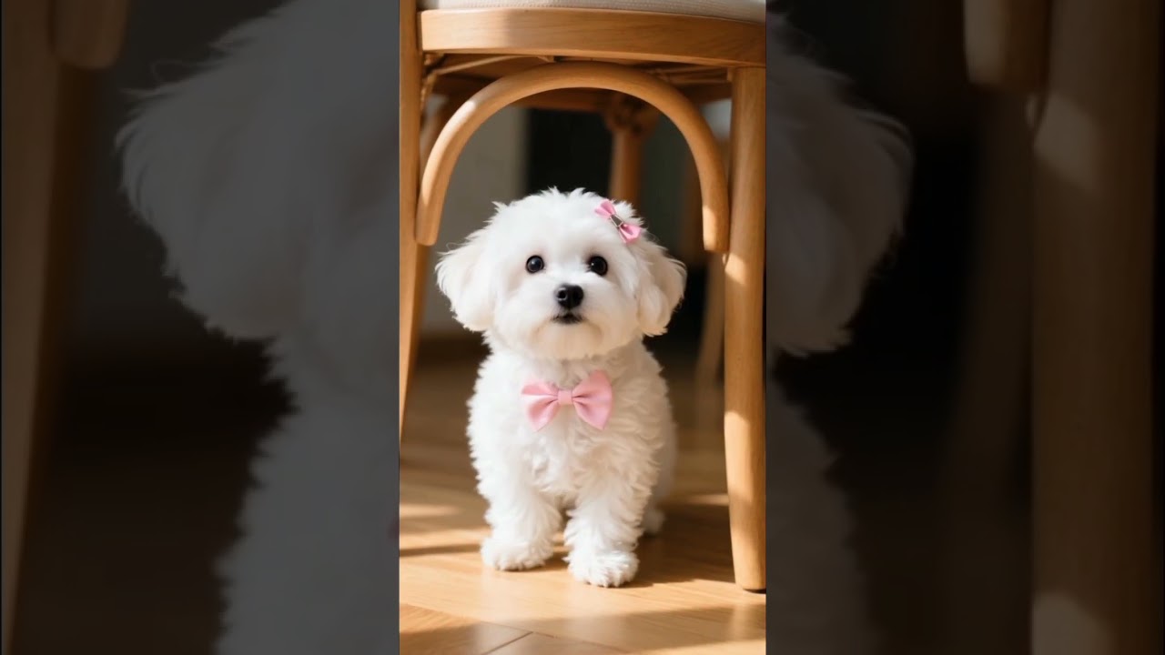 Fluffy Cuteness Overload: Meet the Little Princess in a Bow! 💖🐾