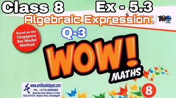 class 8 ex 5.3 q 3 wow maths book solution ch 5