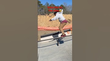 Bs boardslide long rail at 43 years old 1 year skate progression #viralvideo #skateboarding #skate