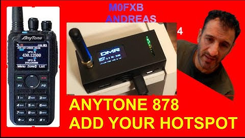 ANYTONE 878 -add Jumbo Hotspot MMDVM -Set Up