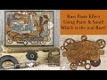 DIY Rust Paste Effect Using Acrylic Paint and Sand | Faux Metal Cogs & Gears | Industrial Steampunk