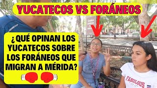 ¿Qué opinan los Yucatecos de los Foraneos que viven en Mérida?