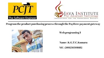Web Project Task 33 | 1st Year | Semester 01 | Java Institute