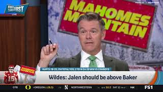 First Things First: NFL QB Rankings Debate - Burrow, Mahomes, Hurts!