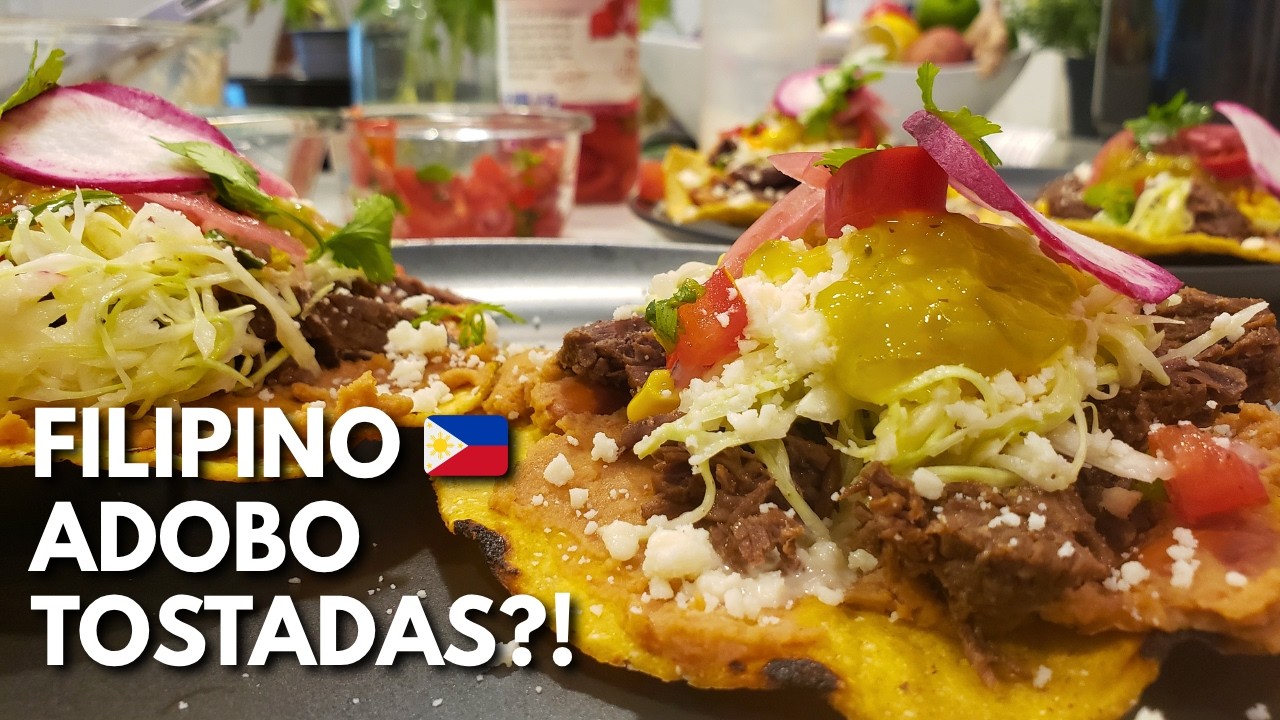 Filipino Adobo on Mexican Tostadas?! Instant Pot Fusion Recipe That Works