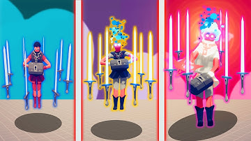 EVOLUTION OF SWORDCASTER | TABS - Totally Accurate Battle Simulator