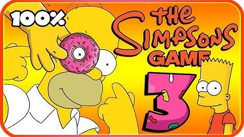 The Simpsons Game Walkthrough Part 3 - 100% (X360, PS3, PS2, Wii, PSP) Around The World In 80 Bites