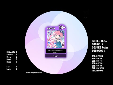 Maimai 創作譜面 姫森ルーナ ぐるぐる まわる まわルーナ MAS 13 