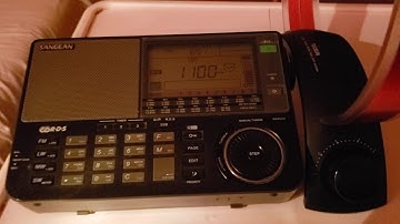 WTAM 1100 kHz Cleveland on Sangean ATS 909X with Tecsun AN-200 mediumwave loop antenna