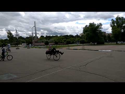 Flevoracer, learning speed. 20190707. Starting and turning without hands.