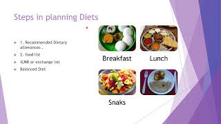 Food Exchange System / Food exchange list / diet planning by using exchange system
