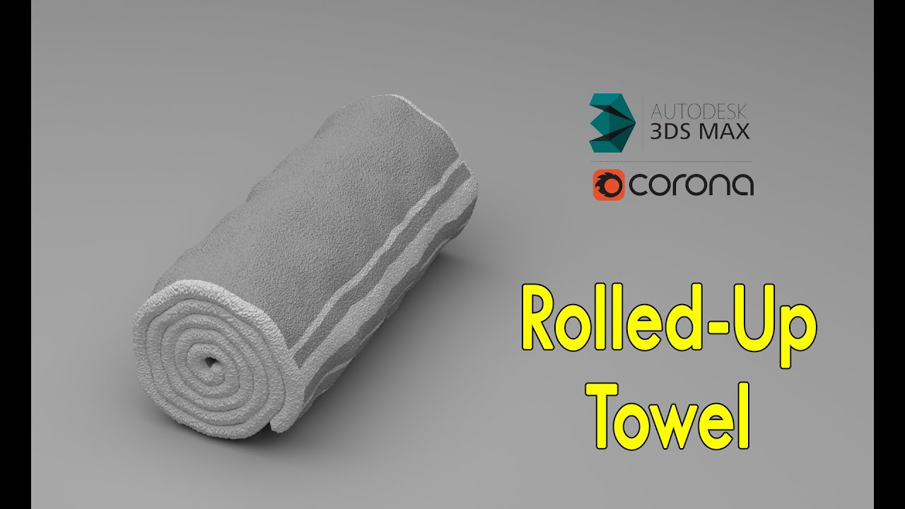 Rolled-up Towel | 3Ds Max & Corona