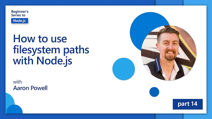 How to use filesystem paths with Node.js [14 of 26] | Node.js for Beginners