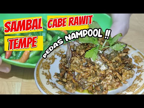 resep-sambal-tempe-cabe-rawit-pedasnya-nampool,-bikin-perut-krucuk-krucuk-!!