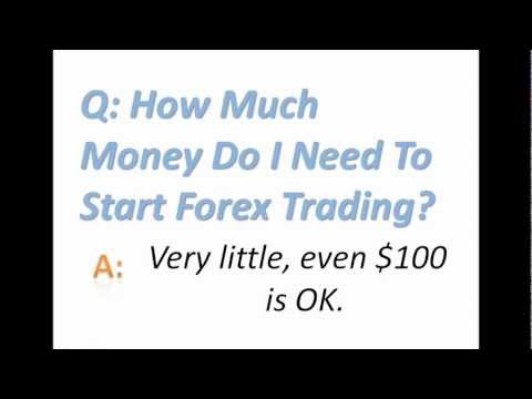 How much to start forex account