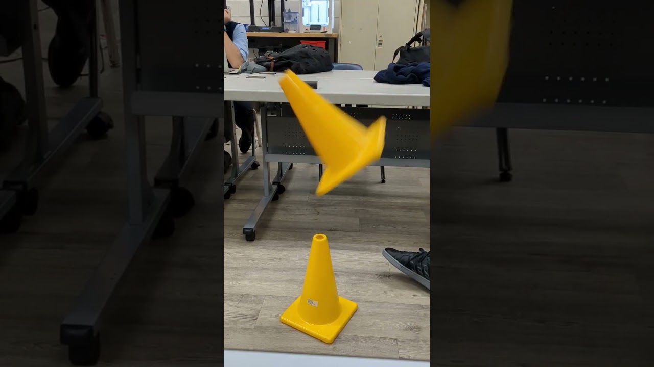 perfect double cone flip!