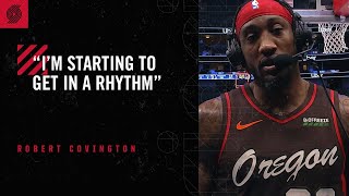 Celebrity Robert Covington: "I'm starting to get in a rhythm" | Trail Blazers vs. Mavericks Net Worth
