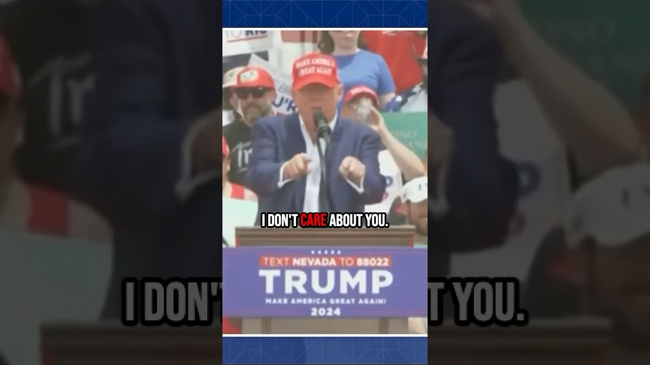 Trump Attacks His OWN Supporters During Vegas Rally