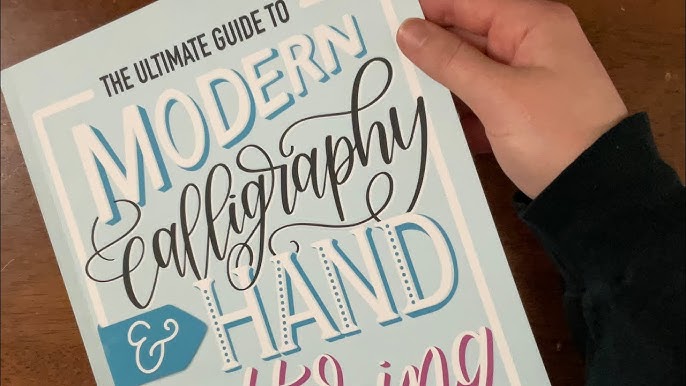 8 Modern Calligraphy Books For Beginners - Happy Hands Project