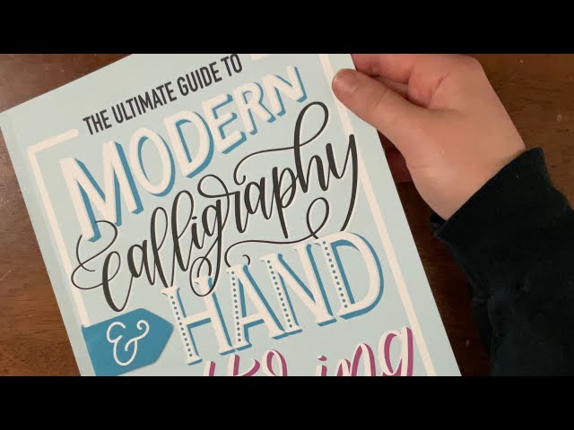 Hand Lettering for Beginners: What's in my new book??? Book reveal,  unboxing, and flip-through! 