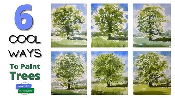 ZES coole technieken om bomen te schilderen | Voor beginners