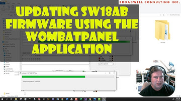 Updating Serial Wombat 18AB Firmware using WombatPanel over UART