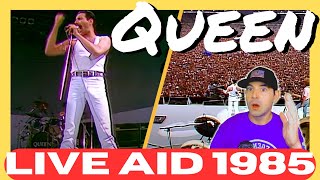 FIRST TIME REACTING TO | QUEEN - LIVE AID 1985