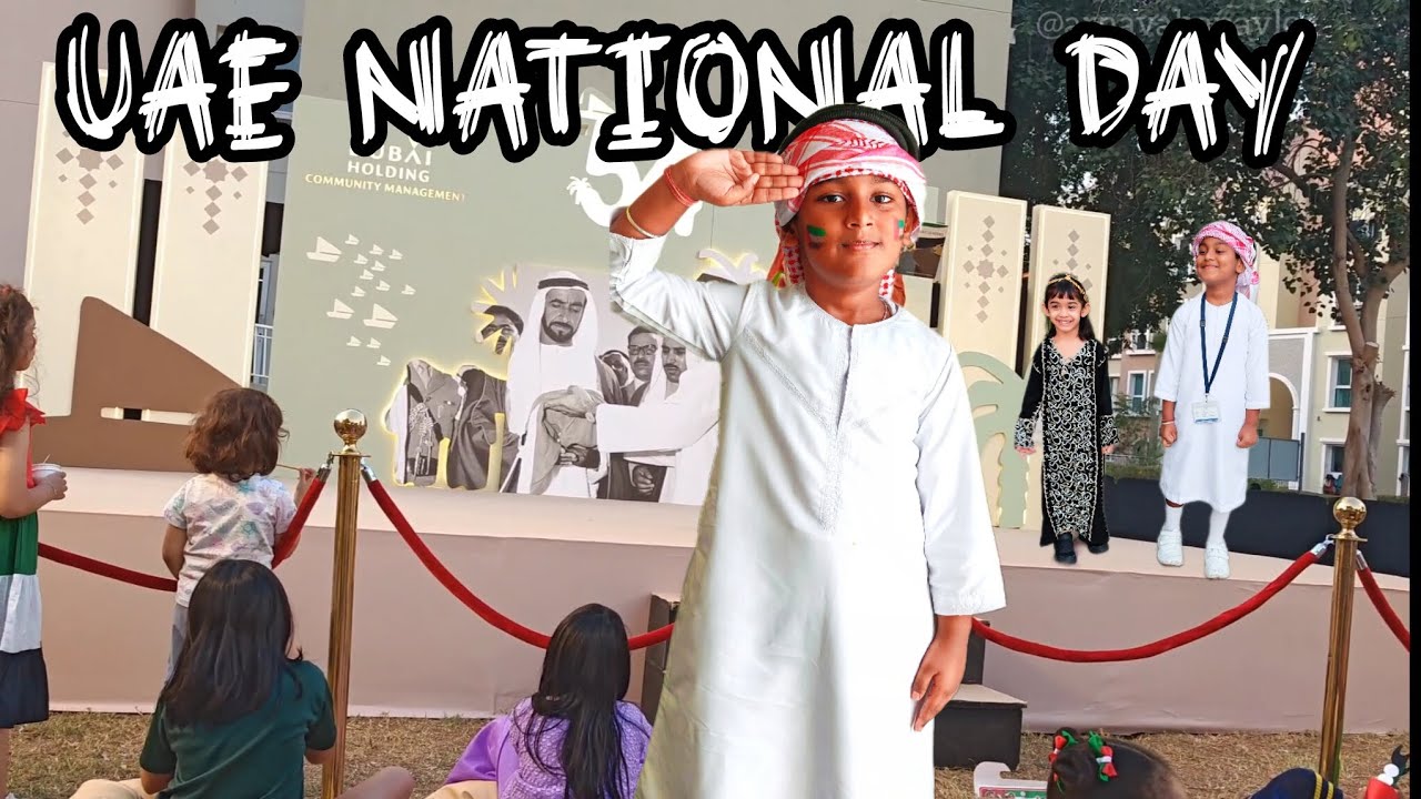 UAE National Day Celebration | Kids Traditional Dress | School Event Vlog 38