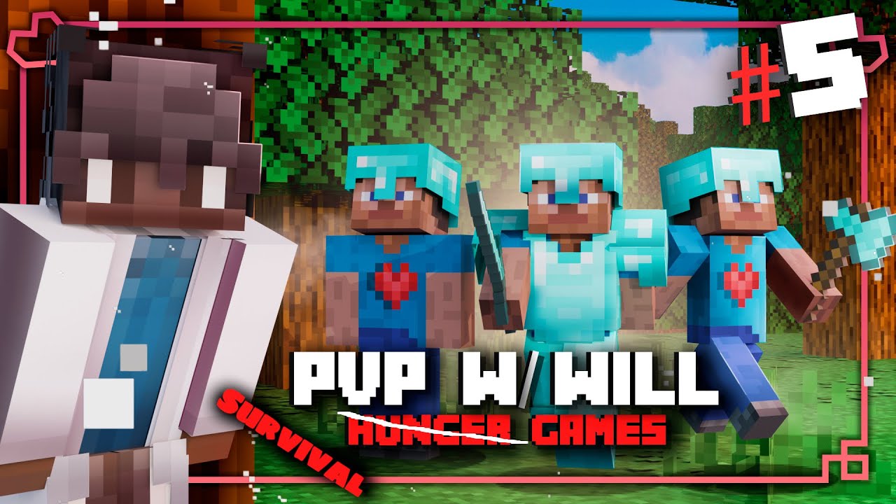 PvP w/ Will #5 - Mo Survival Games #survivalgame #hungergames #minecraftmemes #bedrock #lifeboatpvp