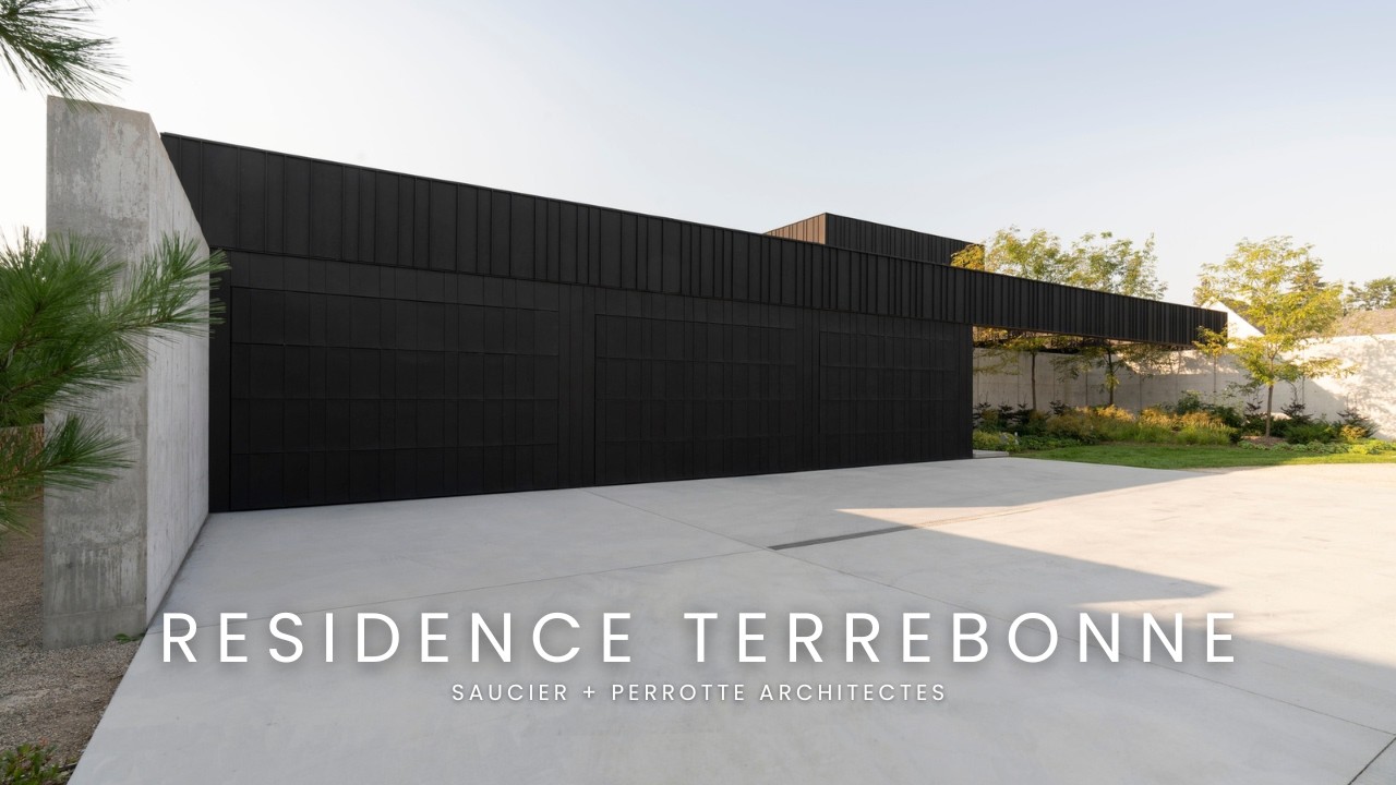 Concrete and Timber Harmony | Québec’s Modern Riverside House Tour