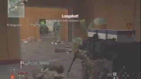 MW2: First blood noscope double headshot across map! Insane or what!?