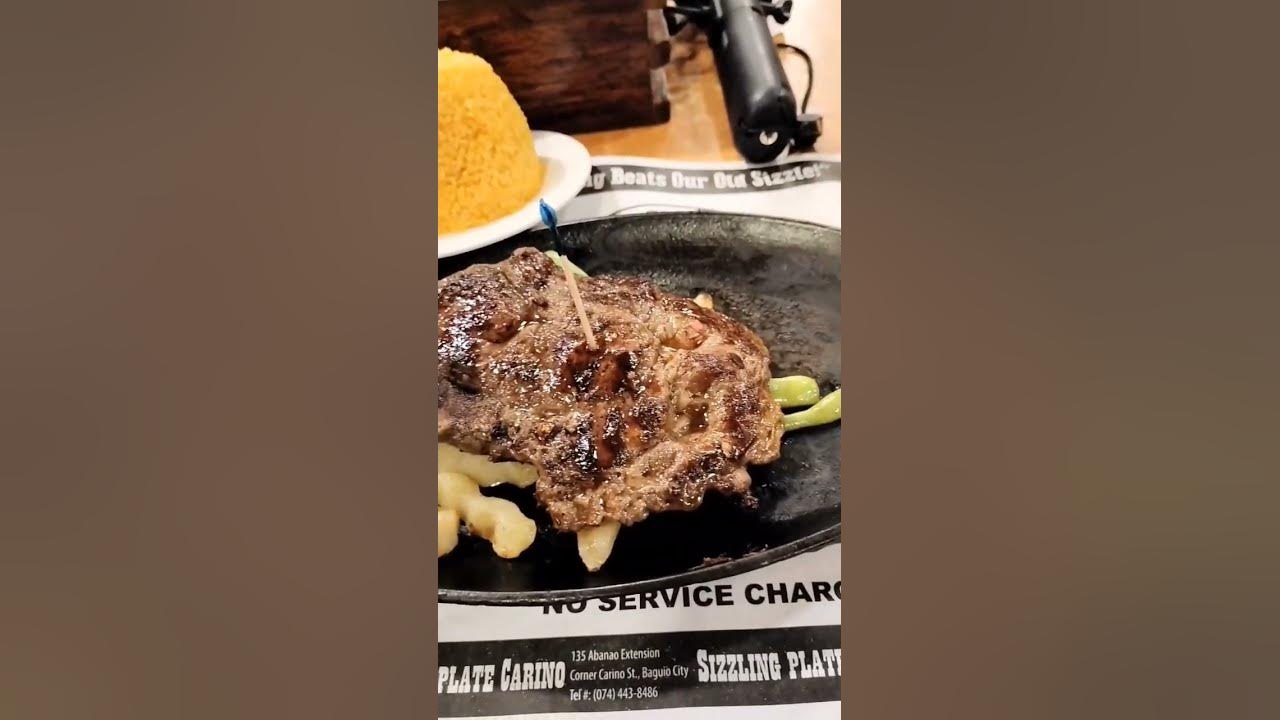The steak is sizzling 😮🥩 #youtubeshorts #asmr #baguiocity #yummy The steak is sizzling 😮🥩 #youtubeshorts #asmr #baguiocity #yummy