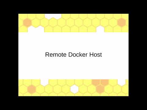 remote docker host  - the simplest way