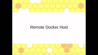 remote docker host  - the simplest way