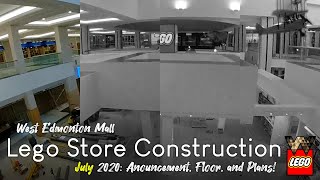 Wem Lego Store Construction Part 1 West Edmonton Mall Is Getting A Lego Store Best Edmonton Mall Youtube