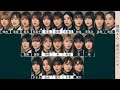 櫻坂46 - 僕のジレンマ【歌割り/歌詞/フォーメーション】