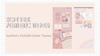 ✰Soft Pink Aesthetic Themes : Android Xiaomi Redmi screenshot 5
