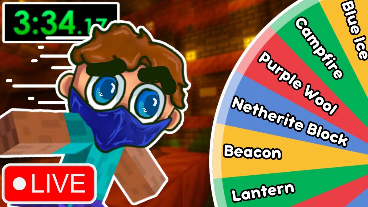[LIVE] Speedrunning Random Minecraft Items