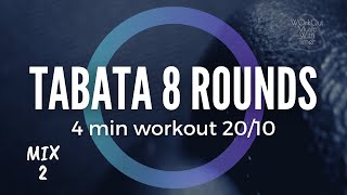 Workout Music With Interval Timer - TABATA 20/10 - 8 Rounds 4 min - Mix 12