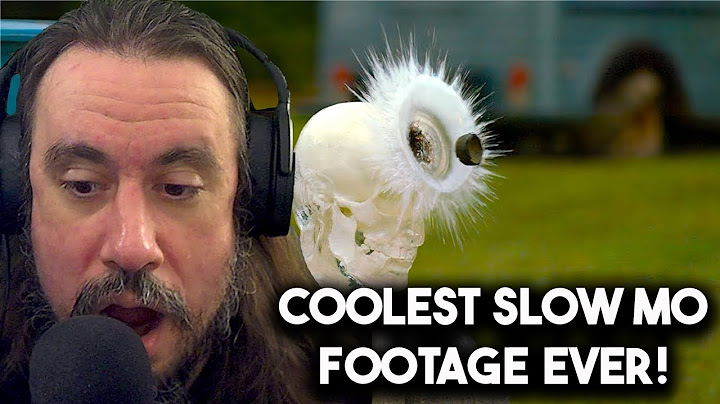 Vet Reacts! *Coolest Slow Mo Footage Ever!* Supersonic Golf Ball to the Forehead at 82,000 FPS